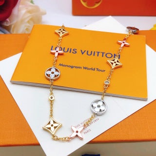 Louis Vuitton Multicharm Blossom Chain Necklace